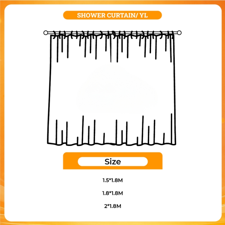 3D shower curtain - Apothecary Diaries Store